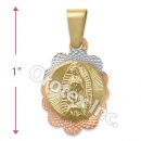 GLP 005 Gold Layered Tri-Color Charm